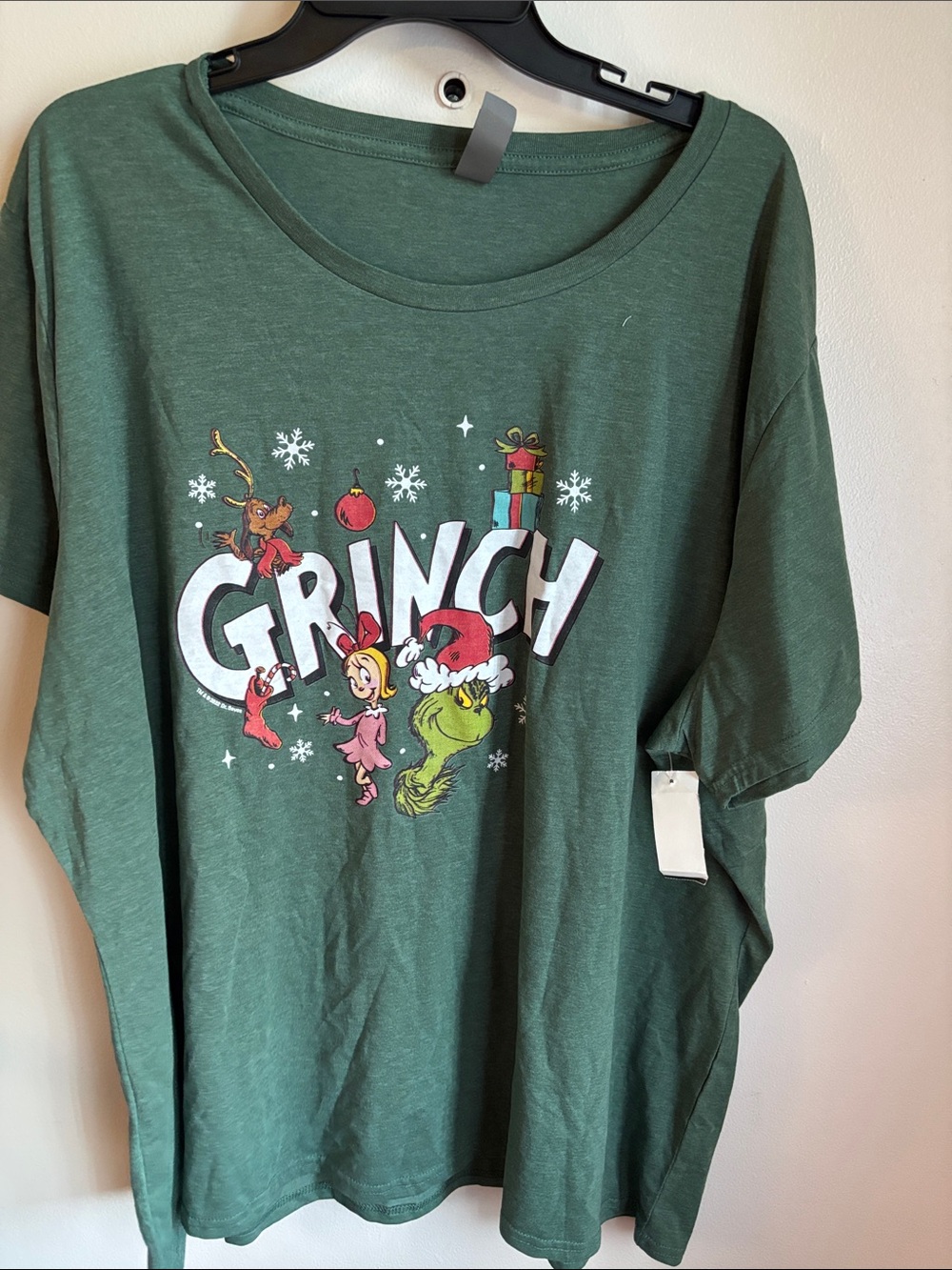 Adult Grinch Graphic Tee - Green